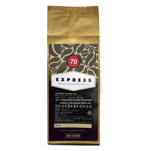 정커피 EXPRESS 70 분쇄커피, 에스프레소(가정용), 500g