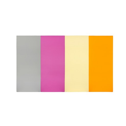 퍼니존 퍼니테라피 그레이 비비드 시리즈4 영유아 폴더매트, 그레이 + 핫핑크 + 아이보리 + 오렌지