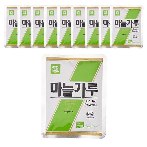 초야식품 마늘가루, 50g, 10개