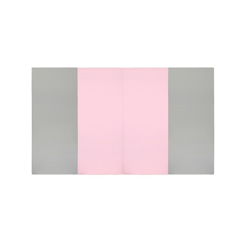 퍼니존 퍼니테라피 그레이 비비드시리즈6 유아폴더매트, 그레이 + 베이비핑크