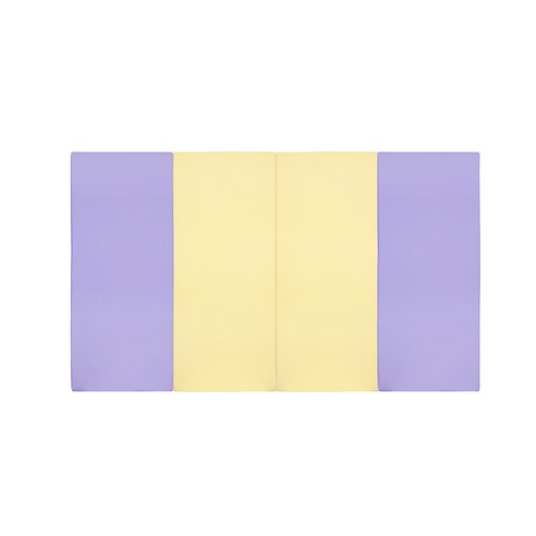 퍼니존 퍼니테라피 바이올렛비비드시리즈6 유아폴더매트, 바이올렛 + 아이보리