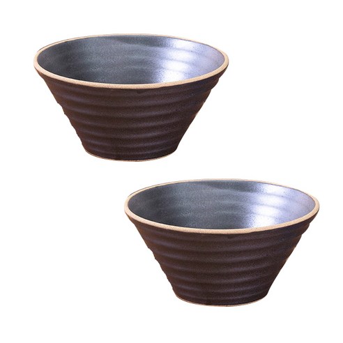 토가마 손블랙 라면기, 블랙 + 황토, 2개입