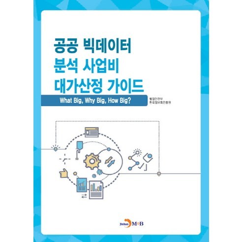 공공 빅데이터 분석 사업비 대가산정 가이드:, 진한엠앤비, 행정안전부,한국정보화진흥원 공저