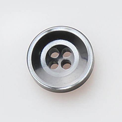 HR빅버튼 테링 단추 10mm, 검정, 5개입
