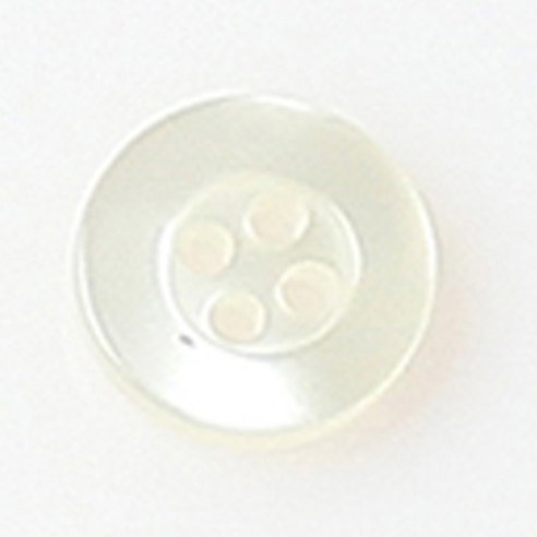 HR빅버튼 금전수 단추 10mm, 아이보리, 12개입