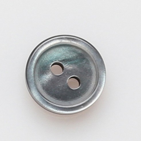 HR빅버튼 싸이언2열 단추 11mm, Mop, 12개입