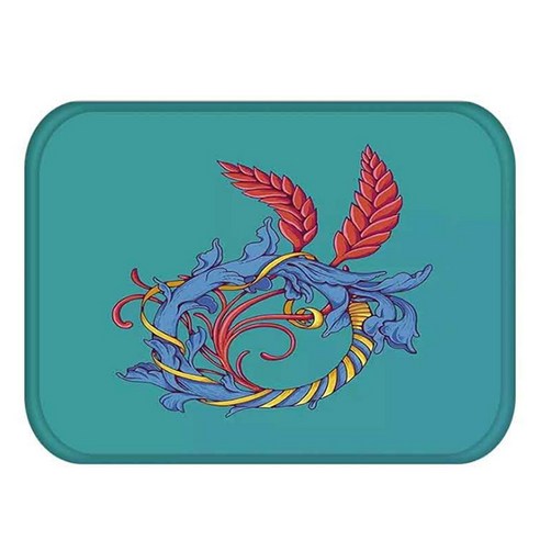 비케이 다크 플라워 발매트, 5