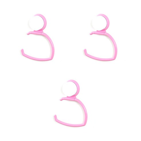 앤티스 주방용 크리에이티브 다용도 걸이, 핑크, 3개