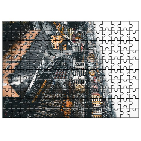 다모아 시험관 직소퍼즐, 150피스, 뇌샤텔주마을의모습