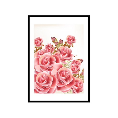 더윤 북유럽 캔버스액자 FLO0021, A3(297 x 420 mm)