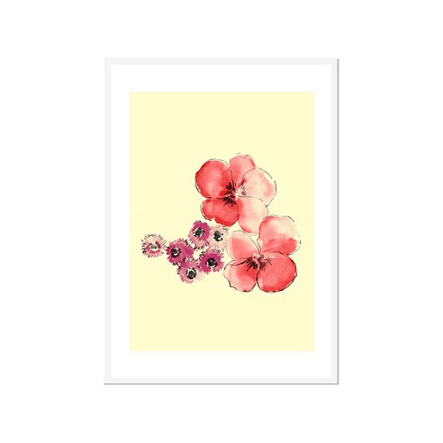 더윤 북유럽 캔버스액자 FLO0029, A3(297 x 420 mm)