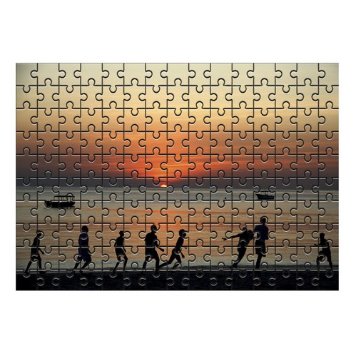다모아 시험관 직소퍼즐, 150피스, 잔지바르해변에서의아이들