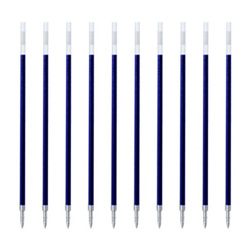 제브라 리필 4C 볼펜심 0.7mm, 블루, 10개