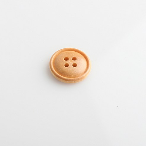 HR빅버튼 배꼽테 단추 23mm, 베이지, 12개입
