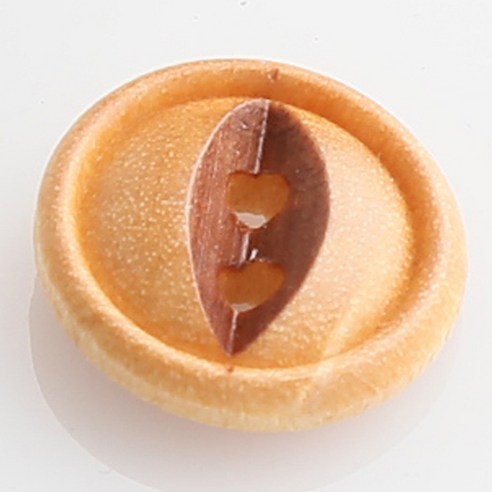 HR빅버튼 입술버닝 단추 13mm, 베이지, 12개입