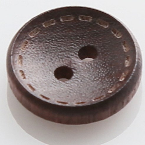 HR빅버튼 접시 스티치 단추 15mm, 혼합 색상, 8개입