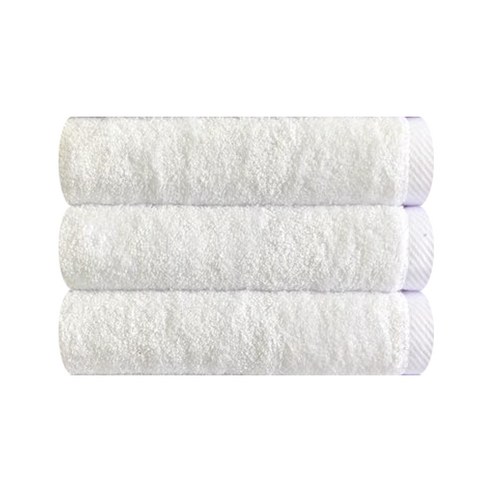 송월타월 호텔수건 디아망 뱀부 170g, 화이트, 3개