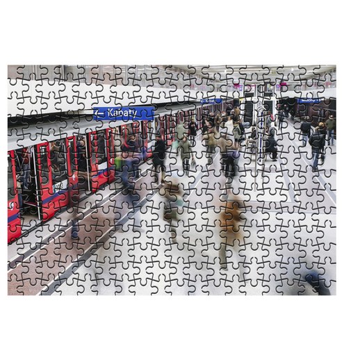 다모아 시험관 직소퍼즐 폴란드의지하철, 234피스, 혼합 색상