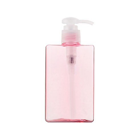 알럽홈 컬러 펌프 용기 450ml, 핑크, 1개