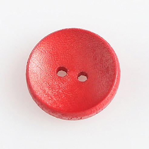 HR빅버튼 나무단추 캔디 8mm, 레드, 8개입