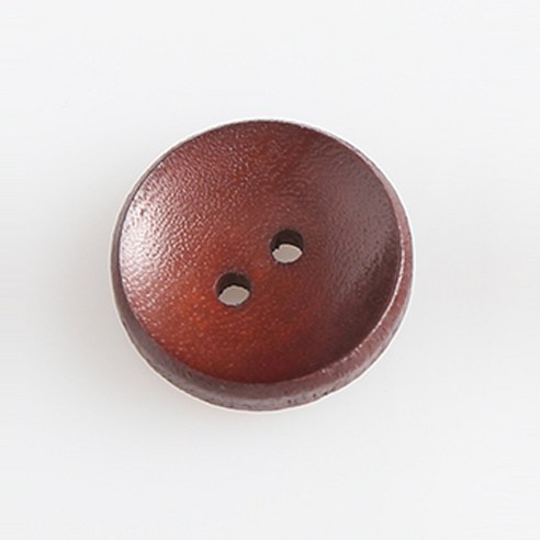 HR빅버튼 나무단추 캔디 11mm, 초코, 12개입