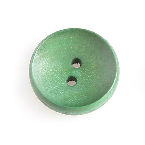 HR빅버튼 나무단추 캔디 8mm, 그린, 8개입