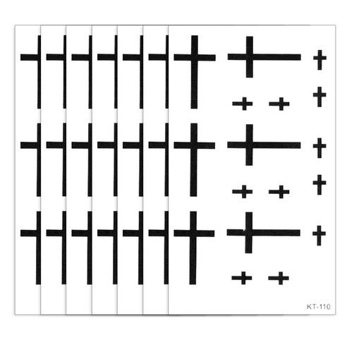 파티복닷컴 타투스티커, KT-110, 7개입