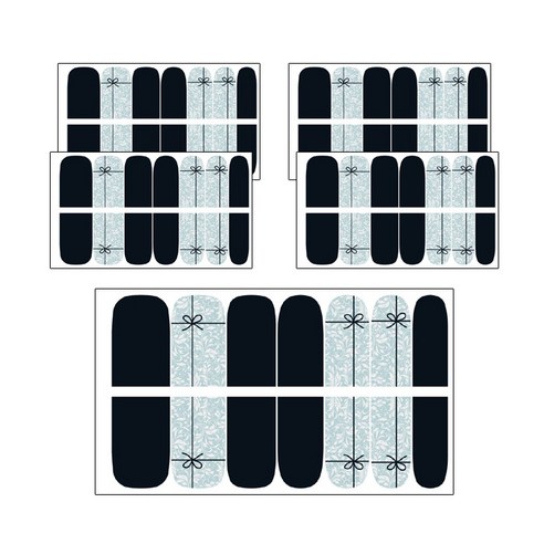 아리코 네일 겨울이야기 손톱스티커 세트, S1180, 5세트