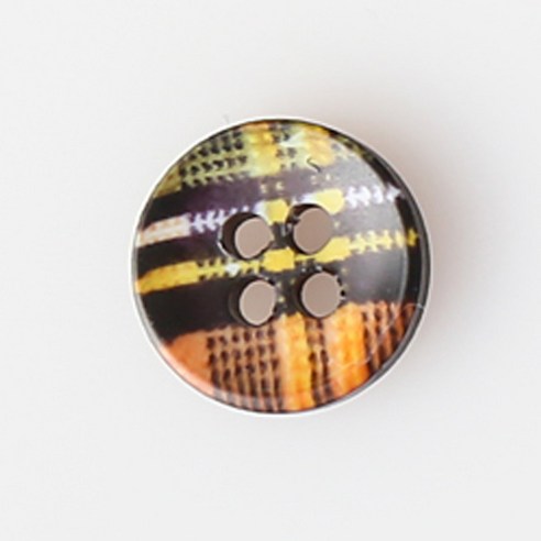 HR빅버튼 트빌리시 NO43 단추 11mm, 혼합 색상, 8개입