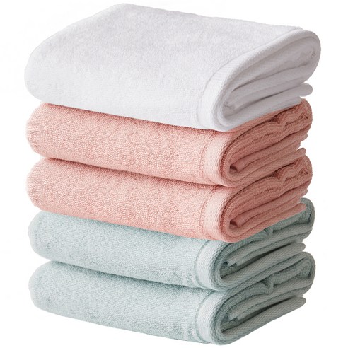 소프트터치 데일리수건 40 x 80 cm 120g, 우먼톤, 5개