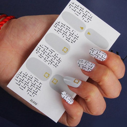아리코 3D 네일패치 손톱스티커, ZL032, 5세트