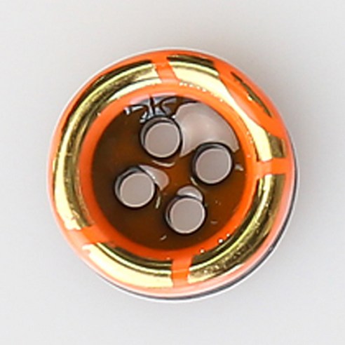 HR빅버튼 비사우 NO40 단추 11mm, 혼합 색상, 8개입