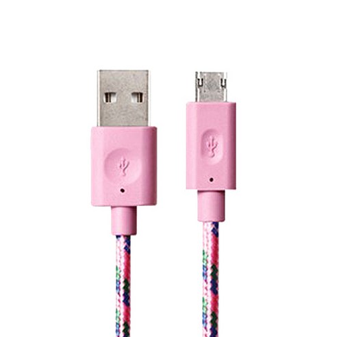 아이무버 마이크로 5핀 양면 충전 케이블, HDCB-DS5PP(Pink), 1개