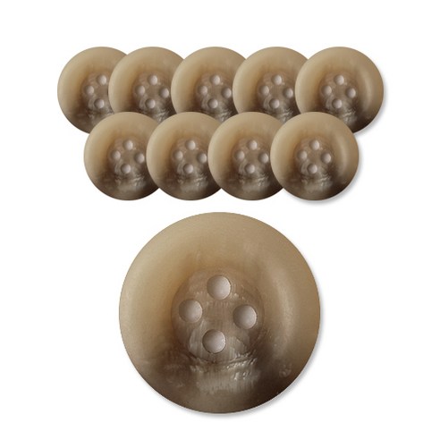 패션포인트 브레인단추 40mm, LBG, 10개입