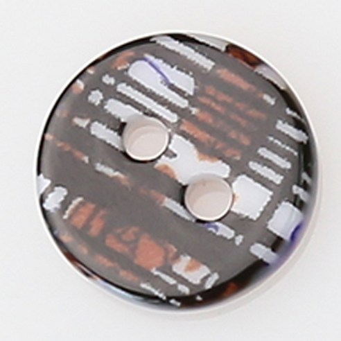 HR빅버트 트리폴리 단추 NO9 11mm, 혼합 색상, 4개입