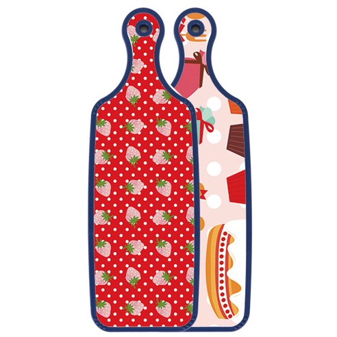 Loem 블루에디션 서빙 양면도마 꼬마도넛, 레드딸기, 1개