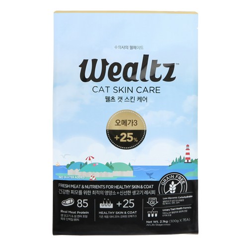 웰츠 캣 스킨 케어, 2.1kg, 1개