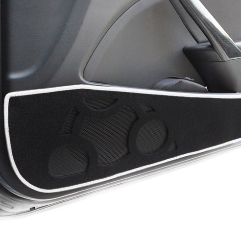 본투로드 노블레스 도어커버 1열 + 2열 + 블랙 원단 + 화이트 라인 + DUB 종이 방향제, BMW, E92 M3 2008~2012년