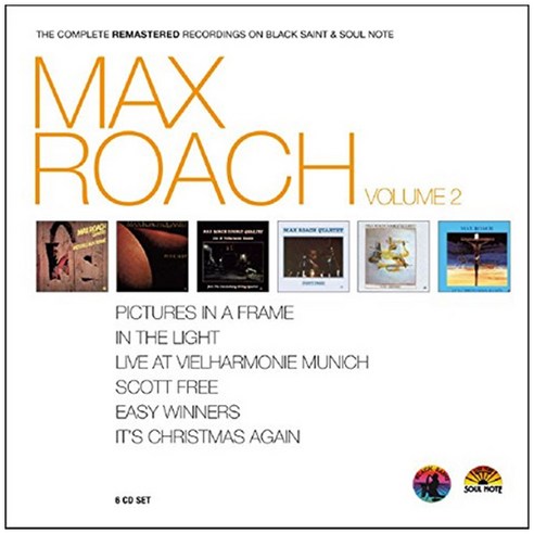 Max Roach - Max Roach Vol.2 (Deluxe Edition) EU수입반, 6CD