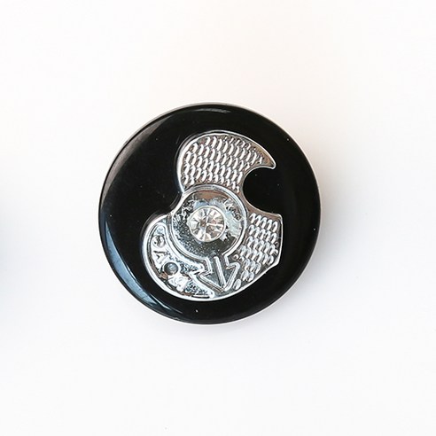 HR빅버튼 팔리키르 단추 NO44 25mm, 혼합 색상, 8개입