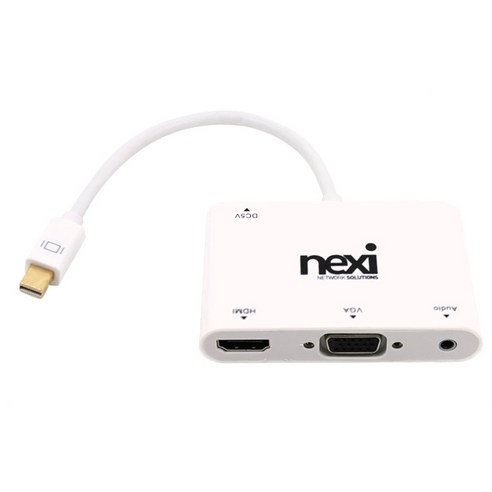 넥시 MINI DP TO HDMI VGA 컨버터, NX-MDPHDC