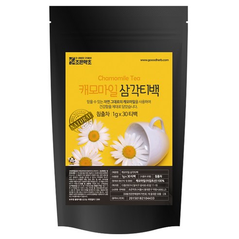 조은약초 캐모마일 삼각티백, 1g, 30개입, 1개