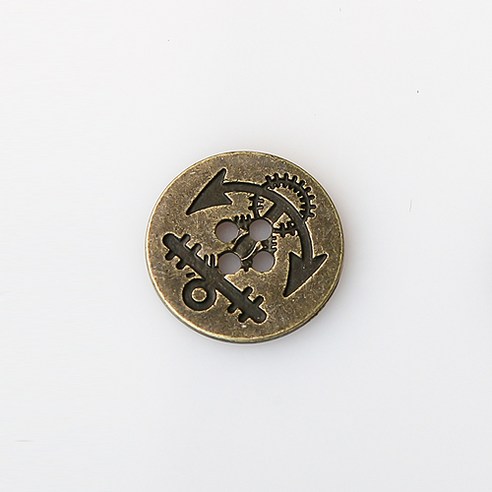 HR빅버튼 마주로 단추 NO8 21mm, 4개입