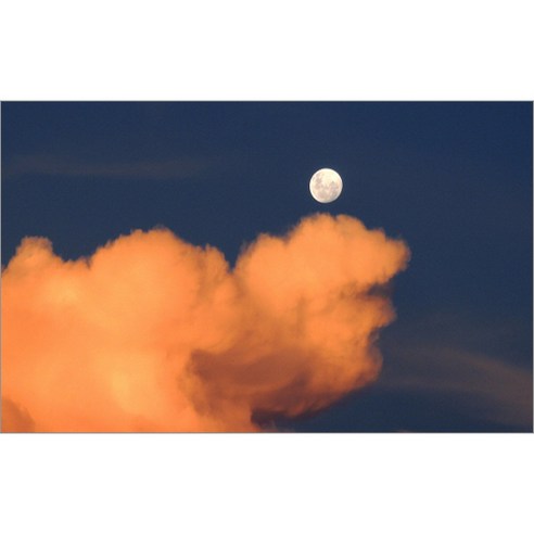 유브이디에스 아트보드 주방시트지 달과 구름, 1개