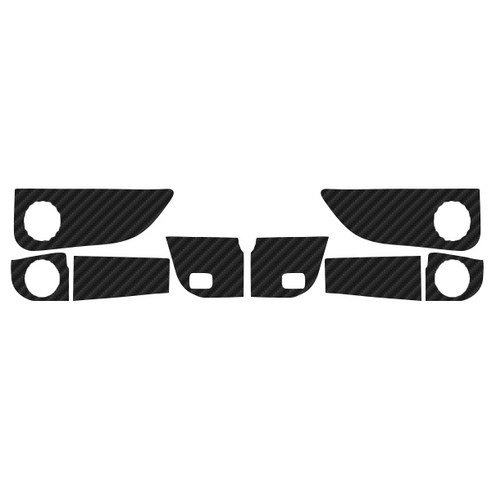 네임드컴퍼니 Origin 카본 도어커버 4p 세트, 삼성, SM7