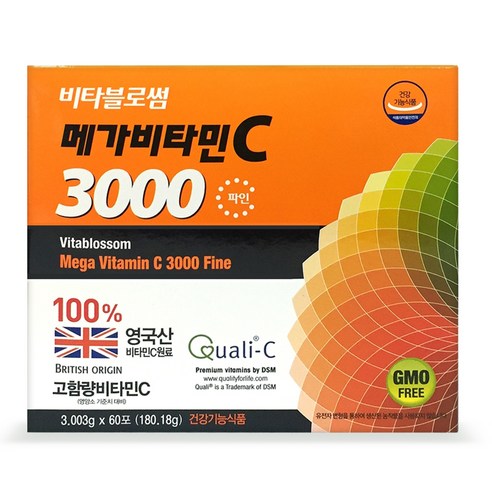 초당약품 비타블로썸 메가비타민C 3000 파인, 3.003g, 60개입