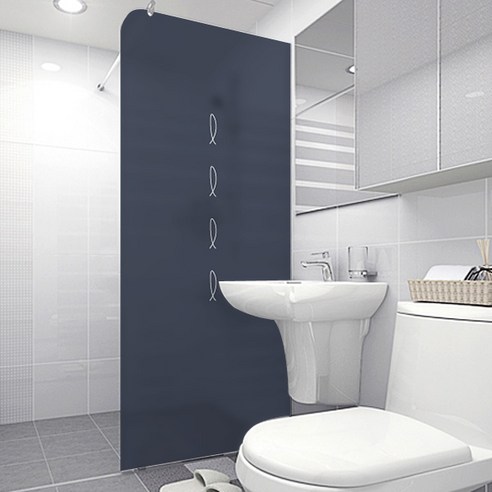 디자인수풀 북유럽 스타일 샤워 윈도우 시트지, SW672