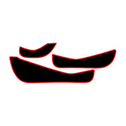 지티글로벌 다이아코트 벨벳 도어커버 RED, 현대, 벨로스터