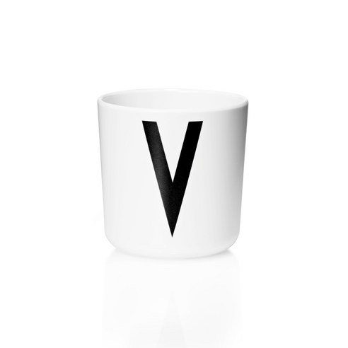 디자인레터스 멜라민 알파벳 컵, V, 1개