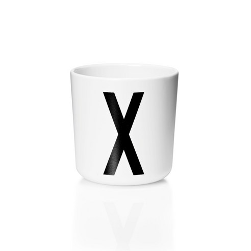 디자인레터스 멜라민 알파벳 컵, X, 1개